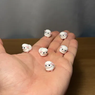 Mini Sheep – Tượng Cừu Mini Siêu Dễ Thương 14mm