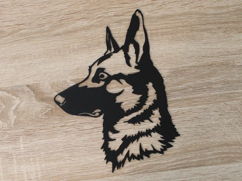 Tranh treo tường chó Malinois (Belgian Shepherd) - Image 2