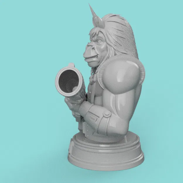 Hornrak the Pipebreaker – Bust fanart siêu chi tiết (Support Required) - Image 4