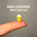 Gà Con Mini Đội Mũ Vỏ Trứng - Thumbnail 1