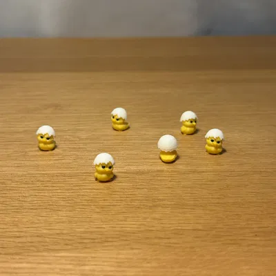 Gà Con Mini Đội Mũ Vỏ Trứng