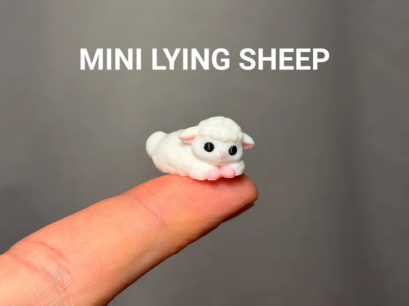 Cừu Mini Nằm (Mini Lying Sheep) - Image 1