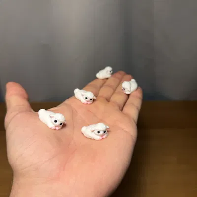 Cừu Mini Nằm (Mini Lying Sheep)