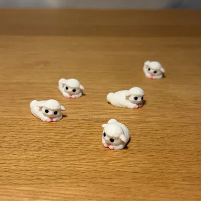 Cừu Mini Nằm (Mini Lying Sheep)