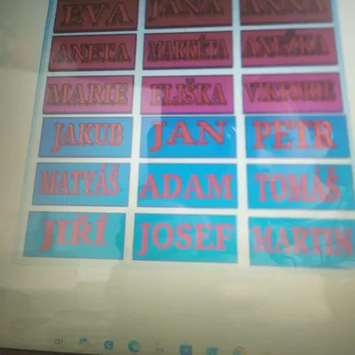 Tên thẻ tên (bé gái & bé trai)