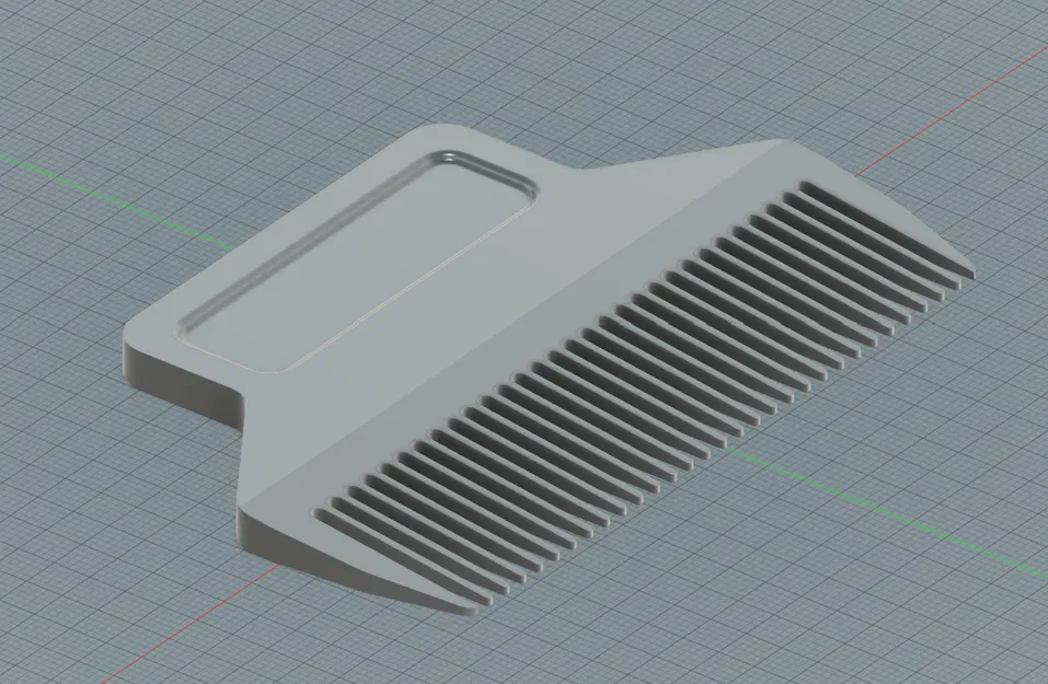 Lược chải râu & ria mép (Beard & Mustache Comb) - Image 1