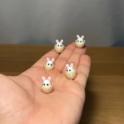 Thỏ Mini Trong Trứng (Mini Bunny in Egg)