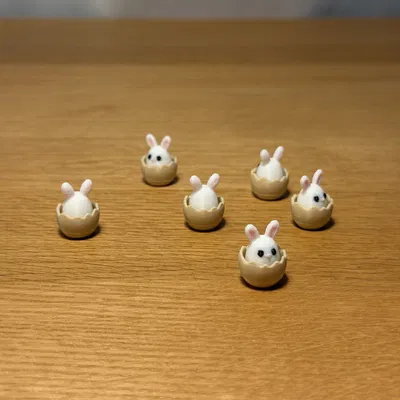 Thỏ Mini Trong Trứng (Mini Bunny in Egg)
