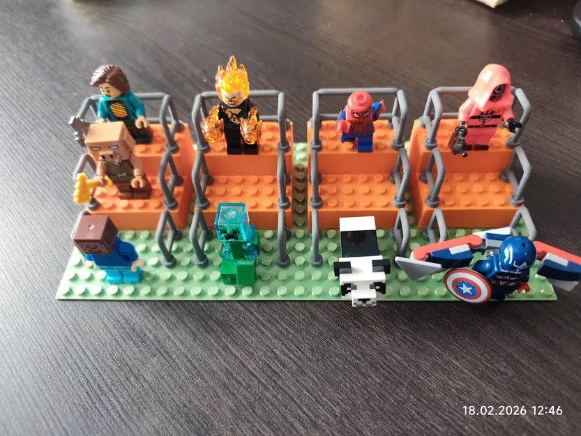 Kệ trưng bày minifigure phong cách Lego - Image 1