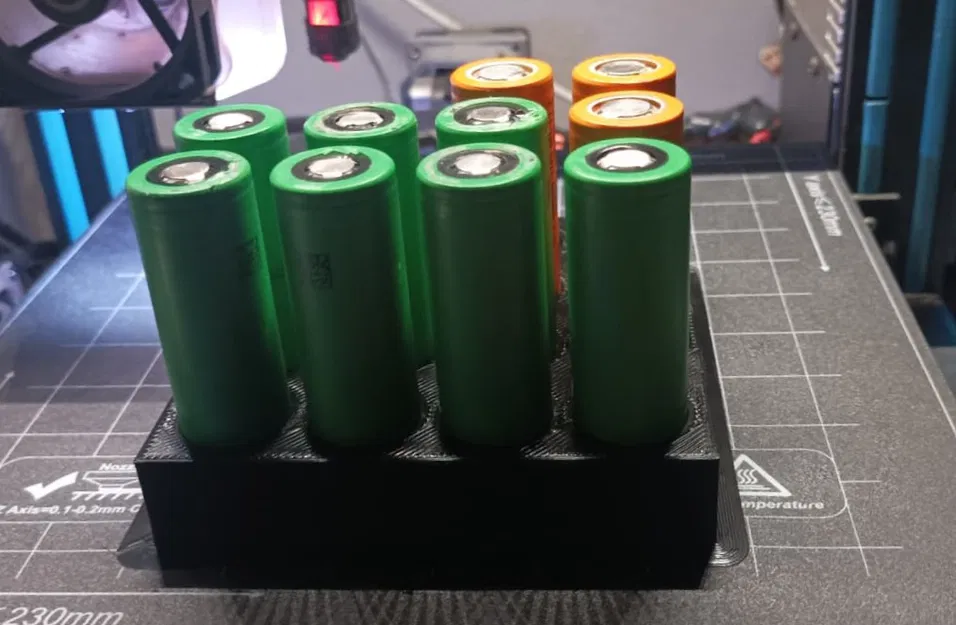 Khay đựng pin 21700 x16 + Nắp (Top) - Image 2