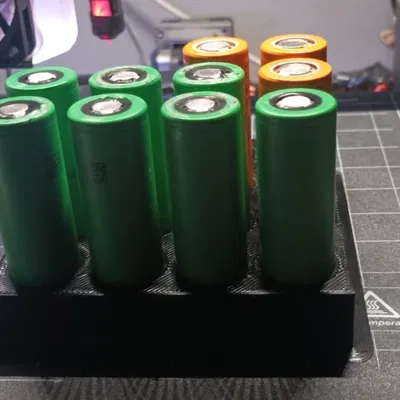 Khay đựng pin 21700 x16 + Nắp (Top)