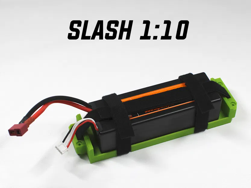 Ngàm giữ dây đai pin cho Traxxas Slash 1:10 [LCG chassis] - Image 1