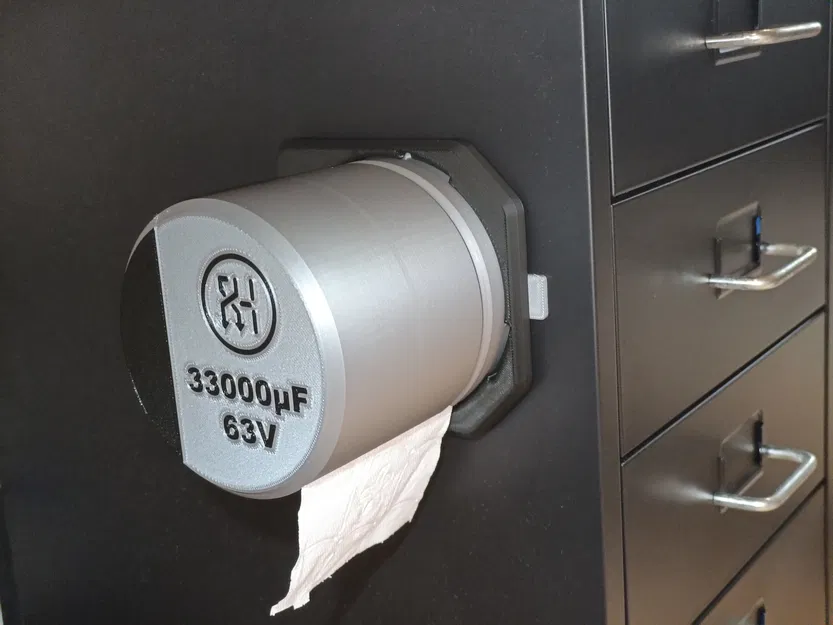 Hộp nhả giấy vệ sinh dạng tụ điện SMD cho bàn điện tử, tuỳ chọn gắn nam châm - Image 2