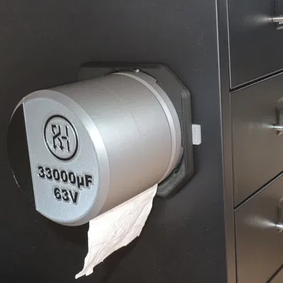 Hộp nhả giấy vệ sinh dạng tụ điện SMD cho bàn điện tử, tuỳ chọn gắn nam châm