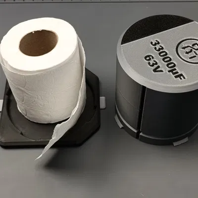 Hộp nhả giấy vệ sinh dạng tụ điện SMD cho bàn điện tử, tuỳ chọn gắn nam châm