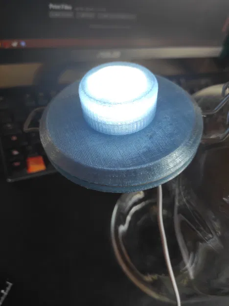 Nắp đèn terrarium/aquarium cho hũ BIG JAR (lỗ ~90mm) - Image 2