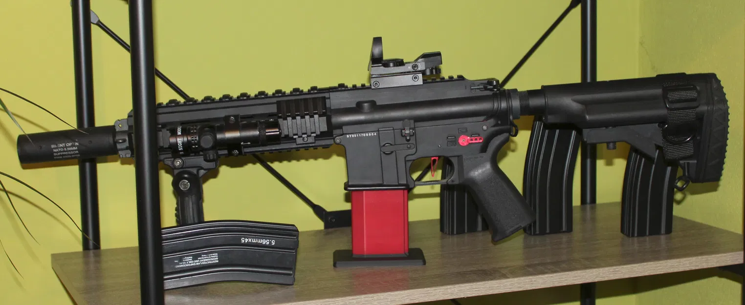 Giá trưng bày súng airsoft AR-15 / M4 / M16 (có khóa) - Image 3