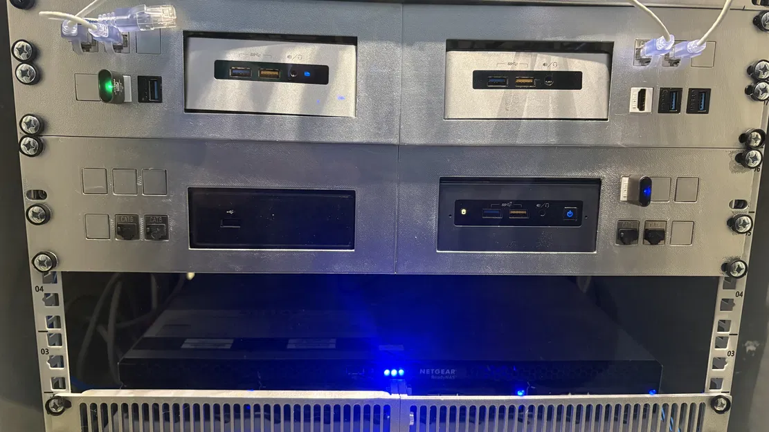 Giá rack 19 inch cho Intel NUC Gen 8 - Image 5