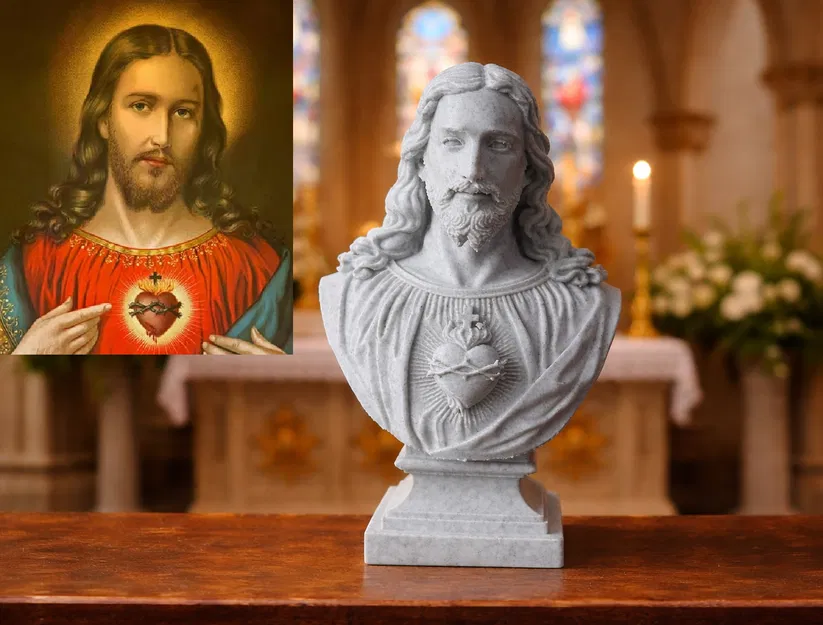 Jesus Christ of Nazareth — Tượng Bán Thân - Image 1