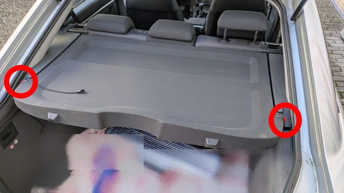 Opel Vectra C Hutablagen Dämpfer (miếng cao su hutablage) in TPU - Image 1