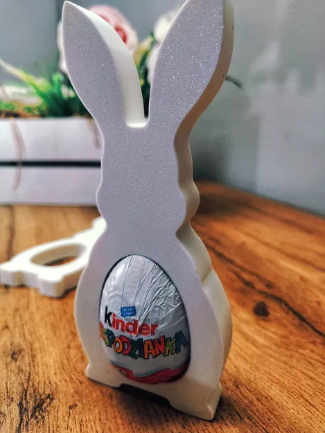 Thỏ Kinder – Giá đỡ thỏ Phục Sinh cho trứng Kinder Surprise - Image 3