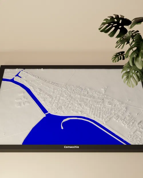Comacchio, Ý - Mô hình Mini 3D - Image 1