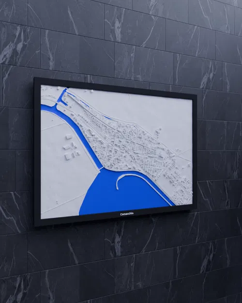 Comacchio, Ý - Mô hình Mini 3D - Image 4