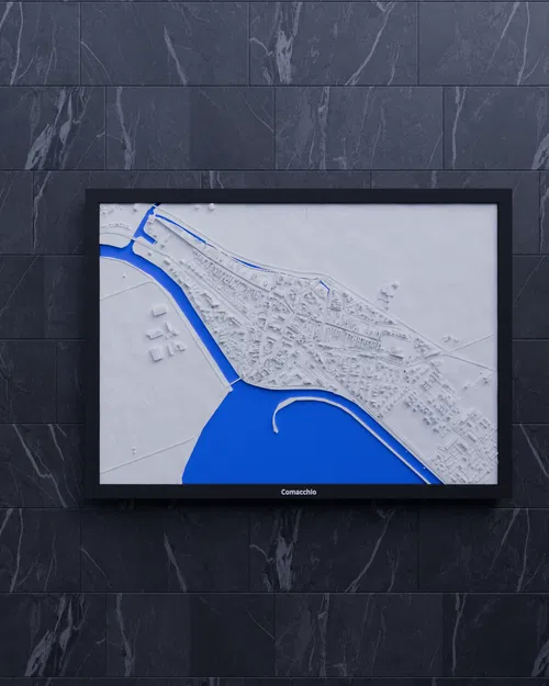 Comacchio, Ý - Mô hình Mini 3D - Image 5