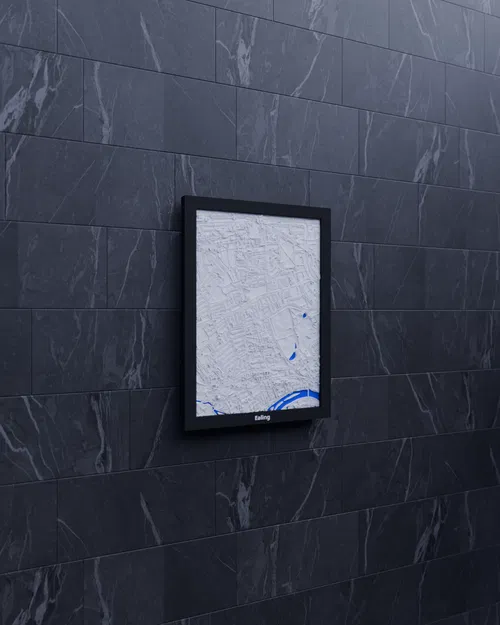 Ealing, United Kingdom - 3D Miniature (Mô hình địa hình 3D) - Image 4