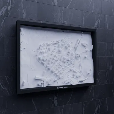 Ponticella, Centro, Italy - Mô hình 3D Miniature