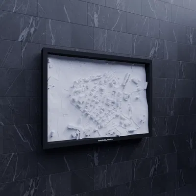 Ponticella, Centro, Italy - Mô hình 3D Miniature