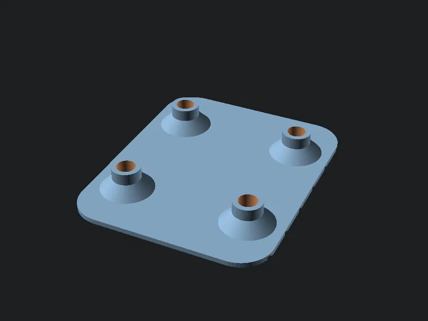 Giá gắn FPV VTX kèm quạt làm mát (parametric OpenSCAD) - Image 2