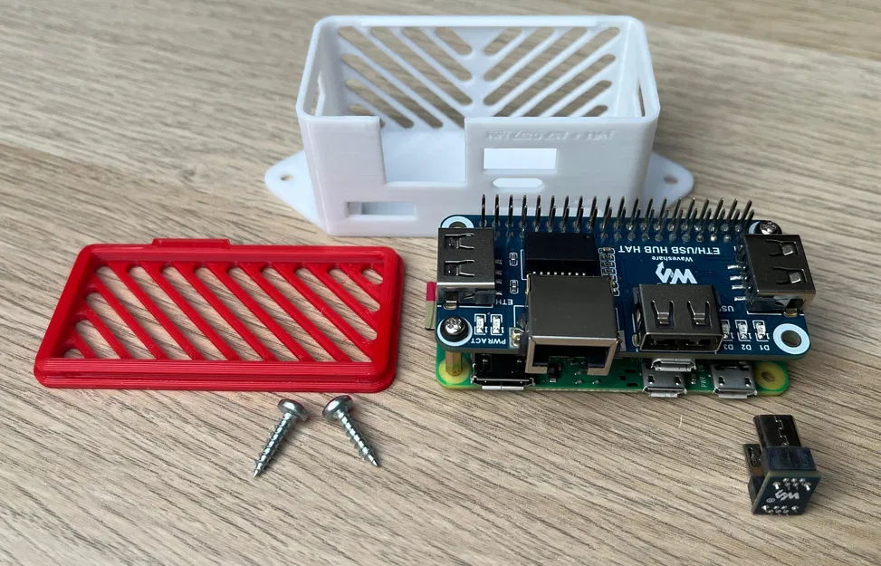 Vỏ Raspberry Pi Zero 2W kèm USB & LAN RJ45 HAT (nắp Snap-in) - Image 2