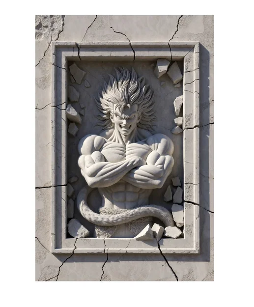 Chiến Binh Thăng Hoa – Thức Tỉnh Năng Lượng (Bas-Relief Treo Tường) - Image 1