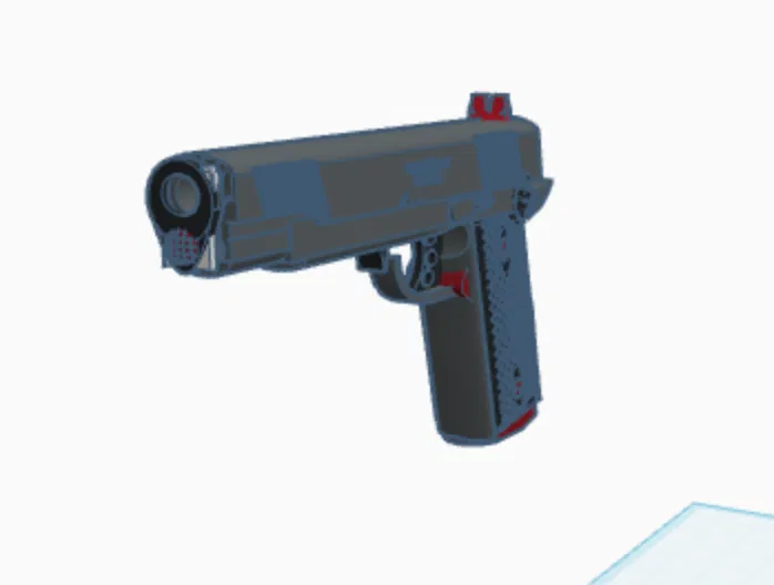 Khẩu súng realistic (mô hình 3D) - Image 1