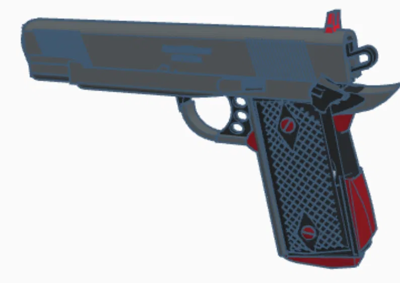 Khẩu súng realistic (mô hình 3D) - Image 2