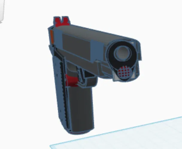 Khẩu súng realistic (mô hình 3D) - Image 3