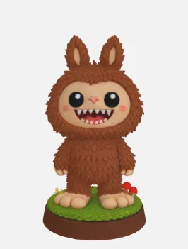 Labufoot – Figurine Cryptid Dễ Thương (Có Thể Sơn & Sẵn Trưng Bày) - Image 1