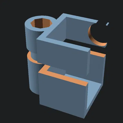 Giá gắn FPV Buzzer lên Standoff (OpenSCAD Parametric)