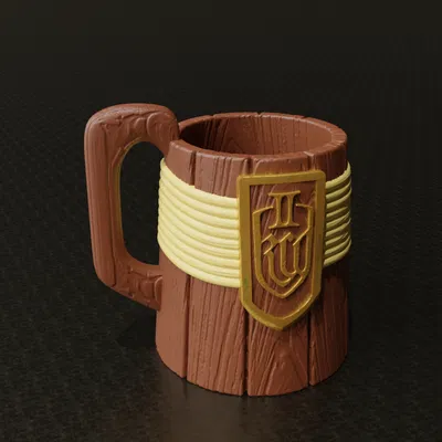 Bình gỗ Trung Cổ cho Philips OneBlade – KCD2 Edition (kẹp lon bia nữa)