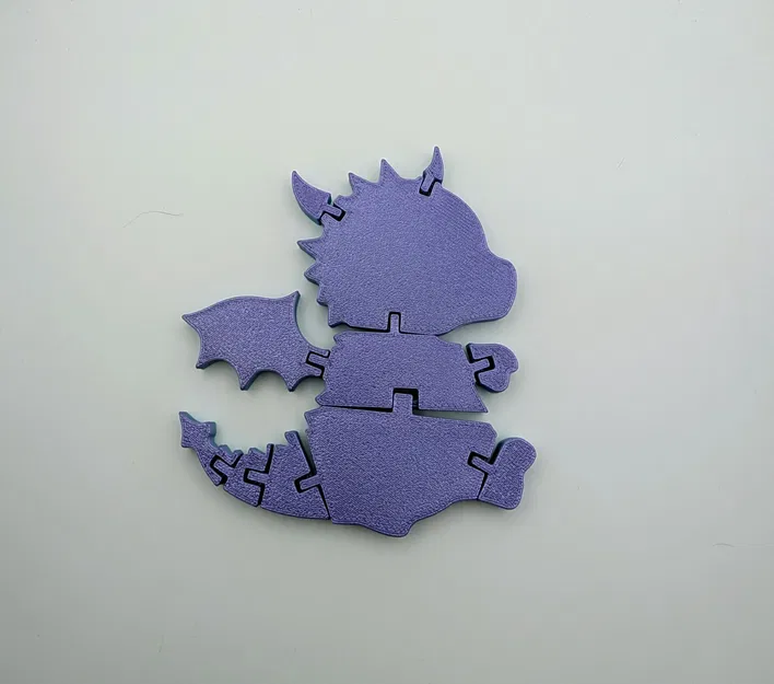 Flexi Rồng Con – Đồ chơi fidget articulated - Image 1