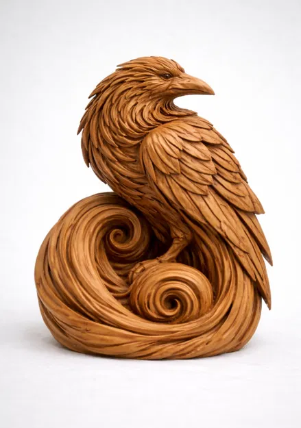 Mô hình 3D Raven - Image 1