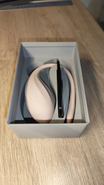 Gridfinity Satisfyer Petal – Khay lưu trữ 3x2x8 kèm chỗ để remote - Image 1