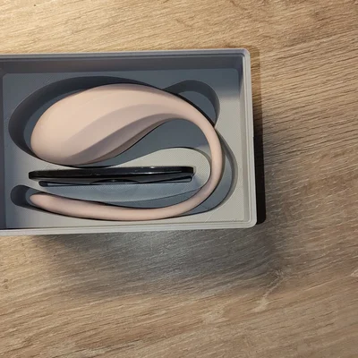 Gridfinity Satisfyer Petal – Khay lưu trữ 3x2x8 kèm chỗ để remote