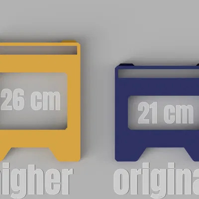 Kệ giày xếp chồng phiên bản cao hơn (hệ mét)