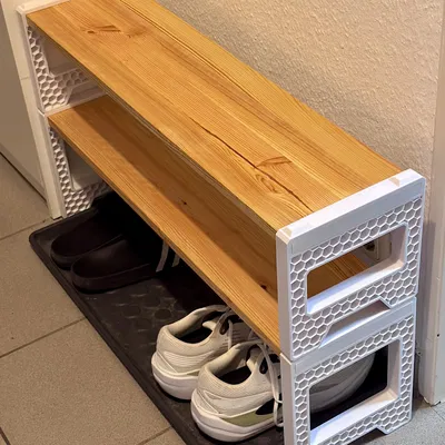 Kệ giày xếp chồng phiên bản cao hơn (hệ mét)