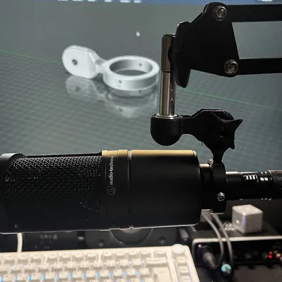 Giá đỡ micro Audio Technica AT2020 in 3D