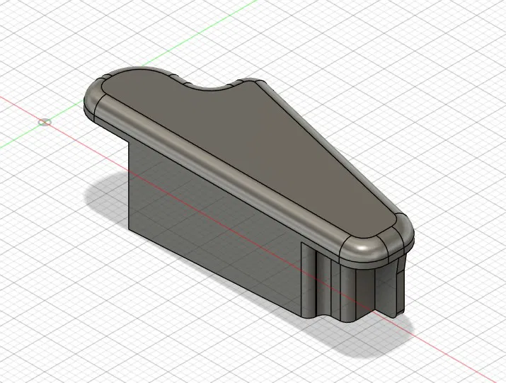 Nắp che ray ghế Passat 32B OEM 171 881 347 (8) A - Image 1