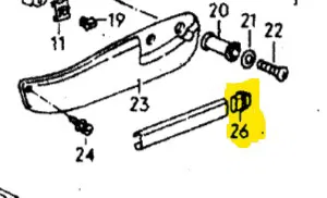Nắp che ray ghế Passat 32B OEM 171 881 347 (8) A - Image 5
