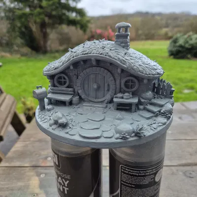 Mô hình Nhà Hobbit Bag End (Chúa Tể Những Chiếc Nhẫn - LOTR, The Shire)